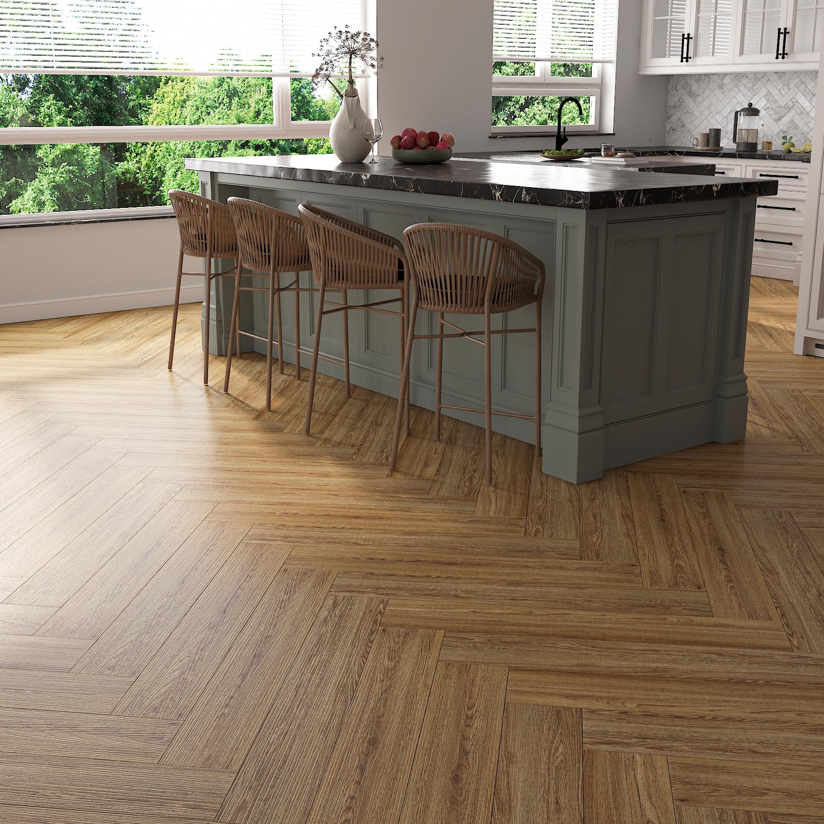 Stickyart 36 Pezzi Pavimento Adesivo Legno Marrone Impermeabili 90cm X 15cm Piastrelle Adesive Pavimento Effetto Legno Mattonelle Adesive Cucina Parquet Adesivo per Bagno Pavimenti PVC Garage Salotto