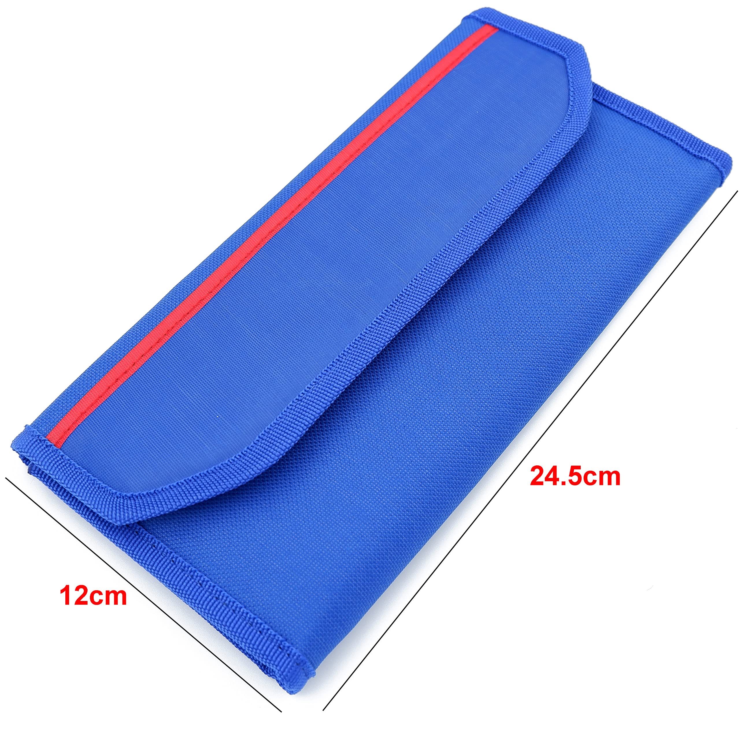 Asraw Two Wheeler/Car Document Holder, Vehicle Document Organiser (Blue, 1) 1