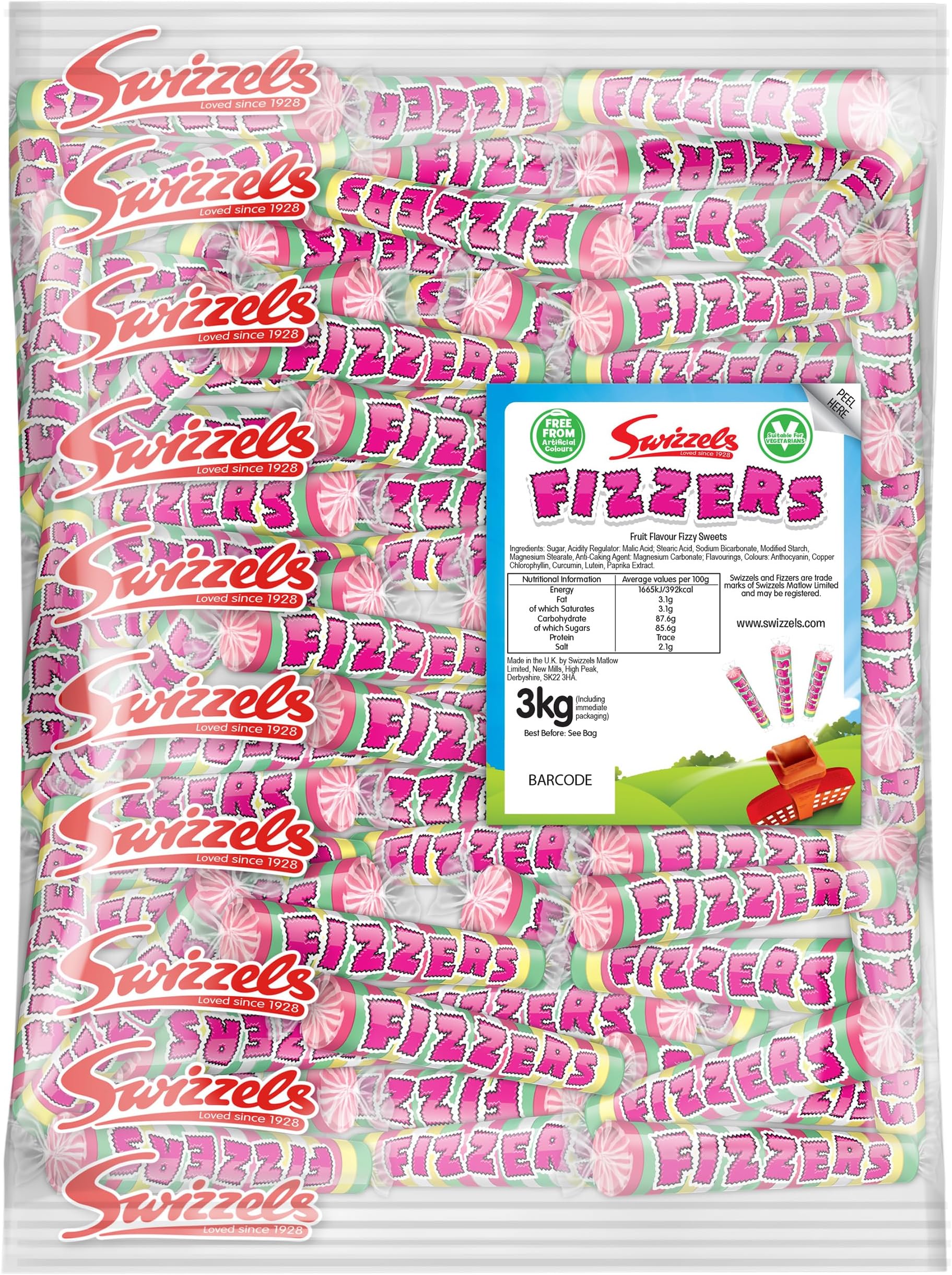 Matlow Original Fizzers Sweets (1 x 3 kg)
