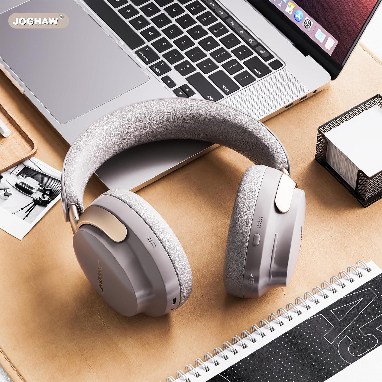 Replacement Ear Pads for Bose QuietComfort Ultra Headphones, Soft Protein Leather & Memory Foam Cushions for QC Ultra, Comfortable - Rose Red - Image 7