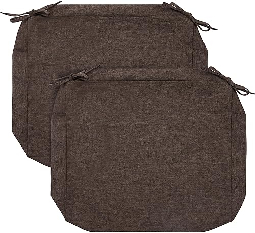 Miniatura 51 de FUNHOME Fundas de cojín para exteriores, 42 x 18 x 3 pulgadas, sin relleno. Fundas de cojín de repuesto para muebles de exterior, resistentes al