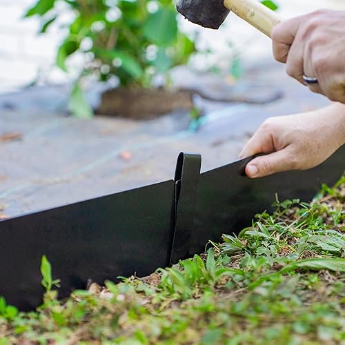 Miniatura 4 de Conector de borde horizontal para bordes de 6-8 pulgadas (paquete de 4), negro