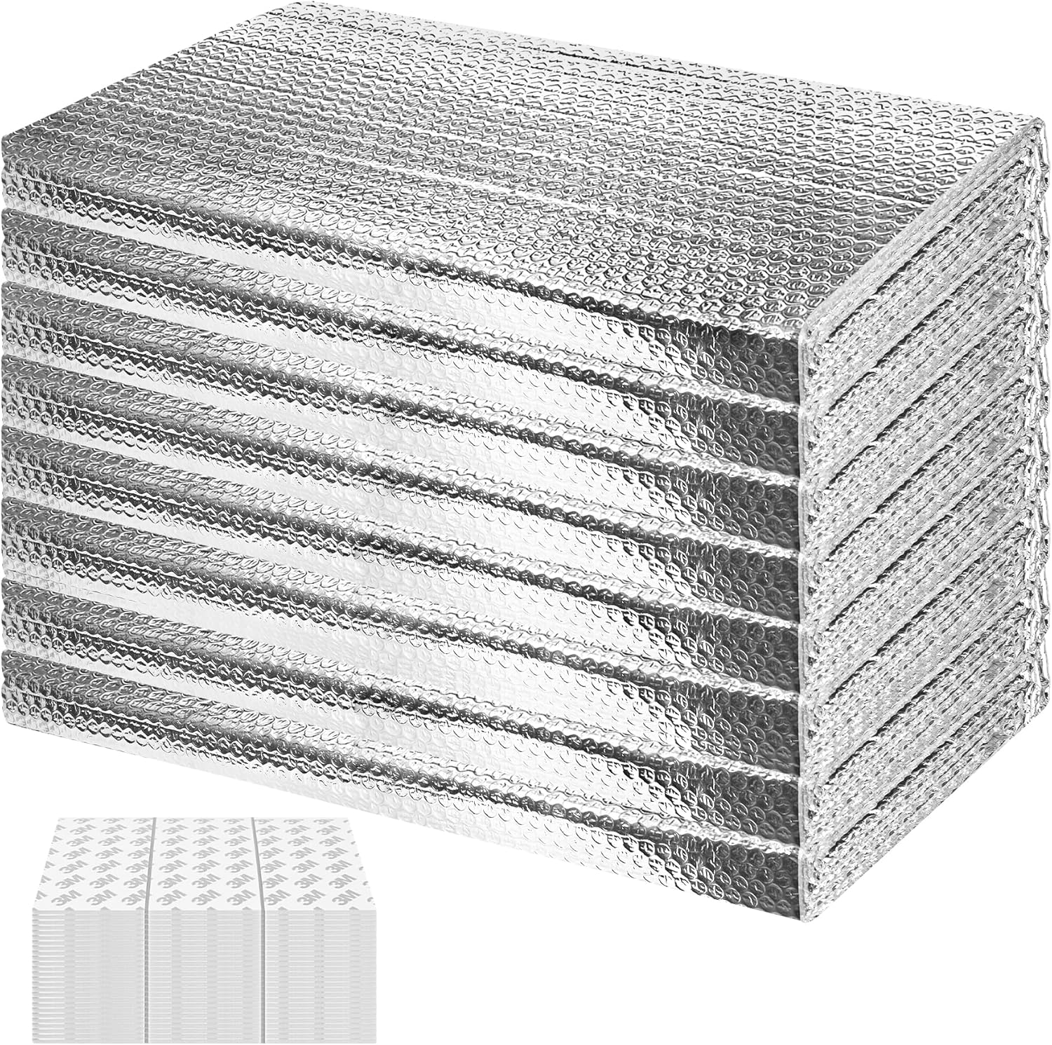 8P Garage Door Insulation Panels Kit 0.24' Thick Double Bubble