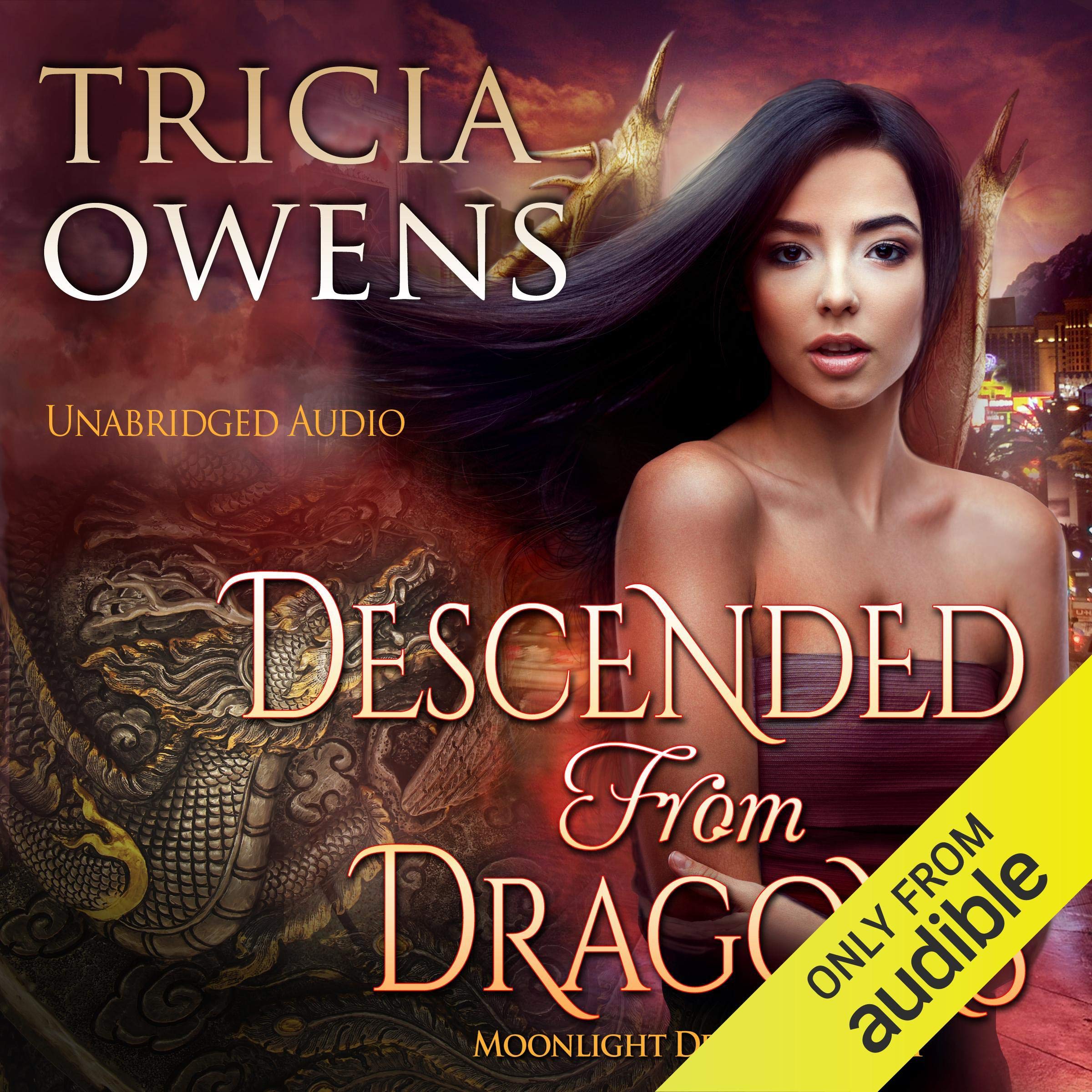 Cover art for Descended from Dragons: An Urban Fantasy
