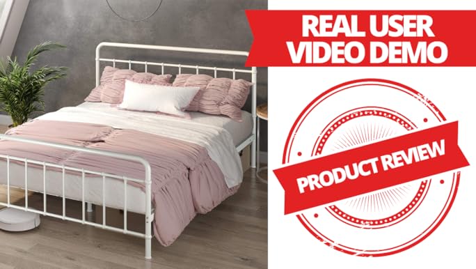 Amazon.com: ZINUS Florence Full Panel Metal Platform Bed