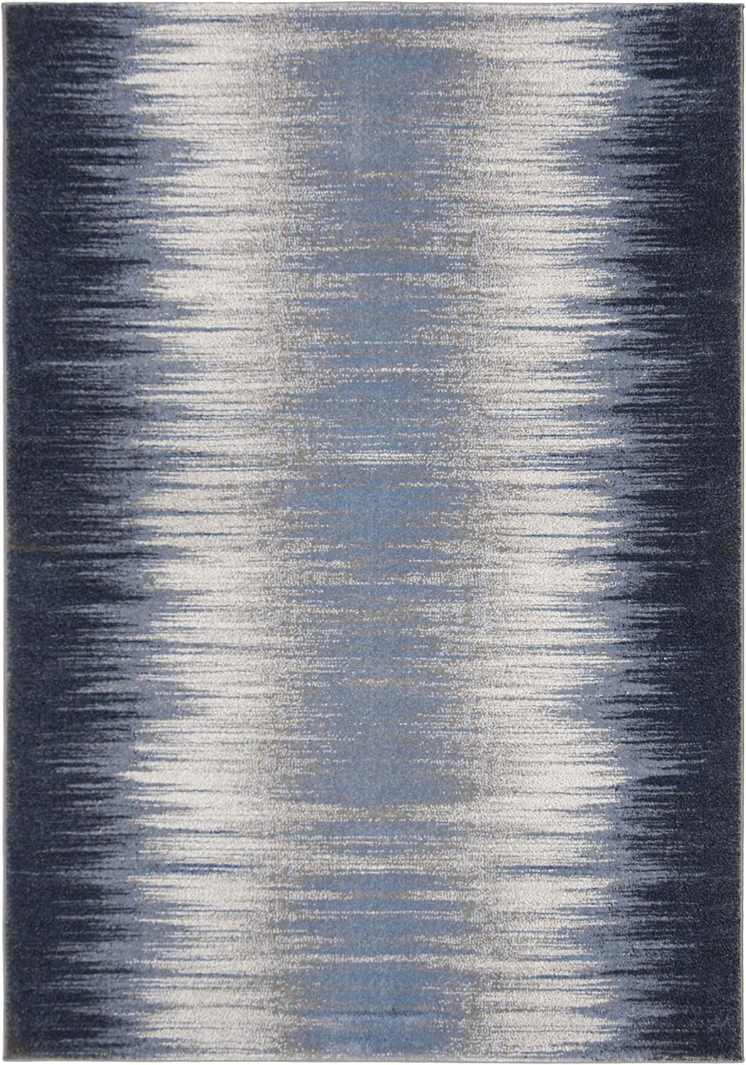 SAFAVIEH Galaxy Collection 6'7" x 9' Blue/Navy GAL114M Modern Non-Shedding Living Room Dining Bedroom Area Rug