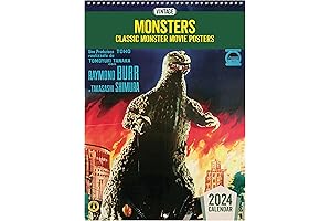 Vintage GodZilla Calendar