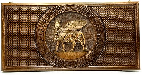 Miniatura 6 de Wooden BACKGAMMON set, WOODEN BOARD GAME, Nardi Nardy checkers chess carved Centaur Ornament, hand made gift wood table game, Armenian backgammon