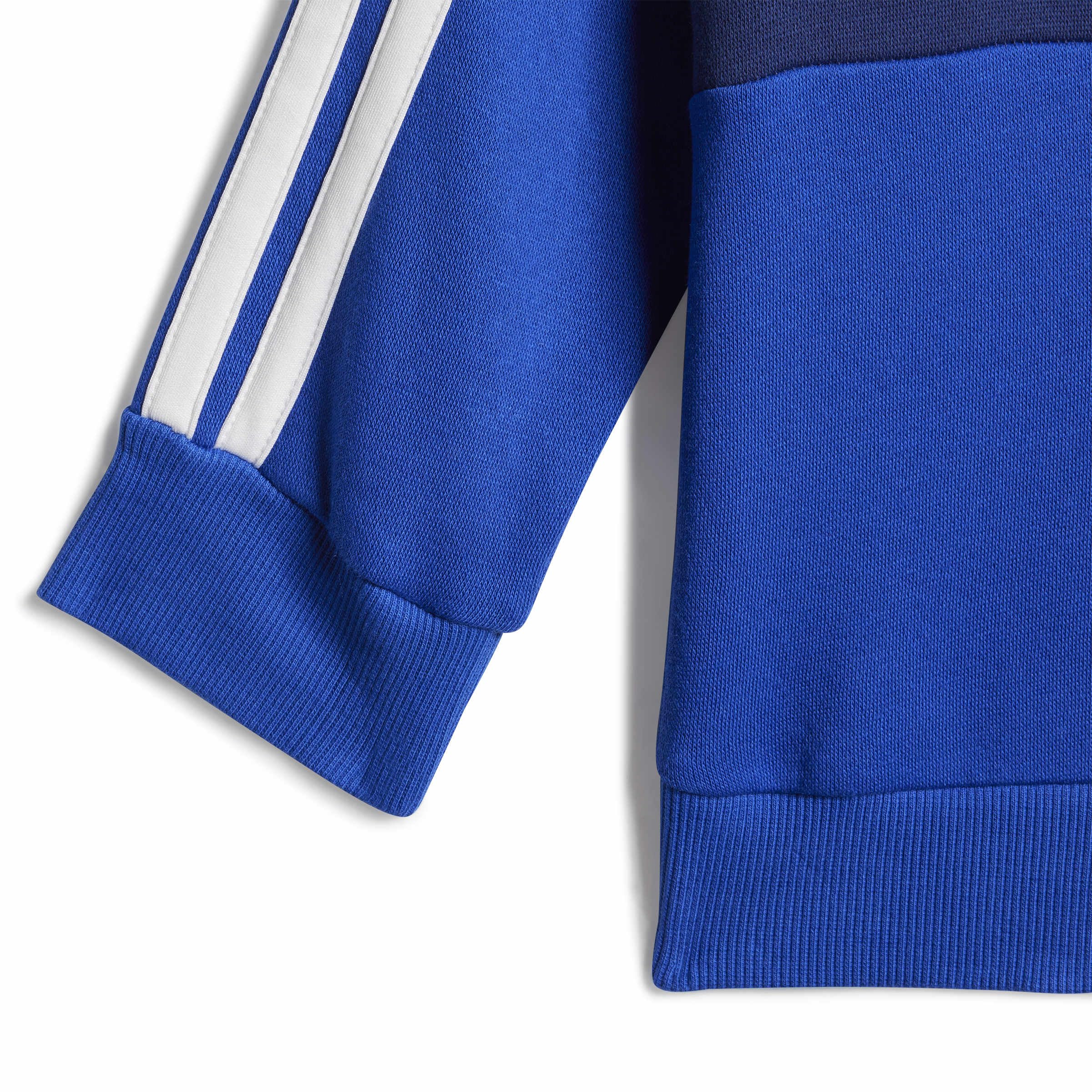 adidas Seasonal Essentials Tiberio 3 Stripes Fleece Crew Set Chándal Unisex bebé