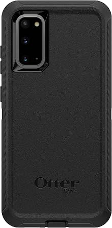 OtterBox Defender Screenless Series Case for Samsung Galaxy S20 & S20 5G NOT Plus/Ultra/FE Case Only - Non-Retail Packaging - Black