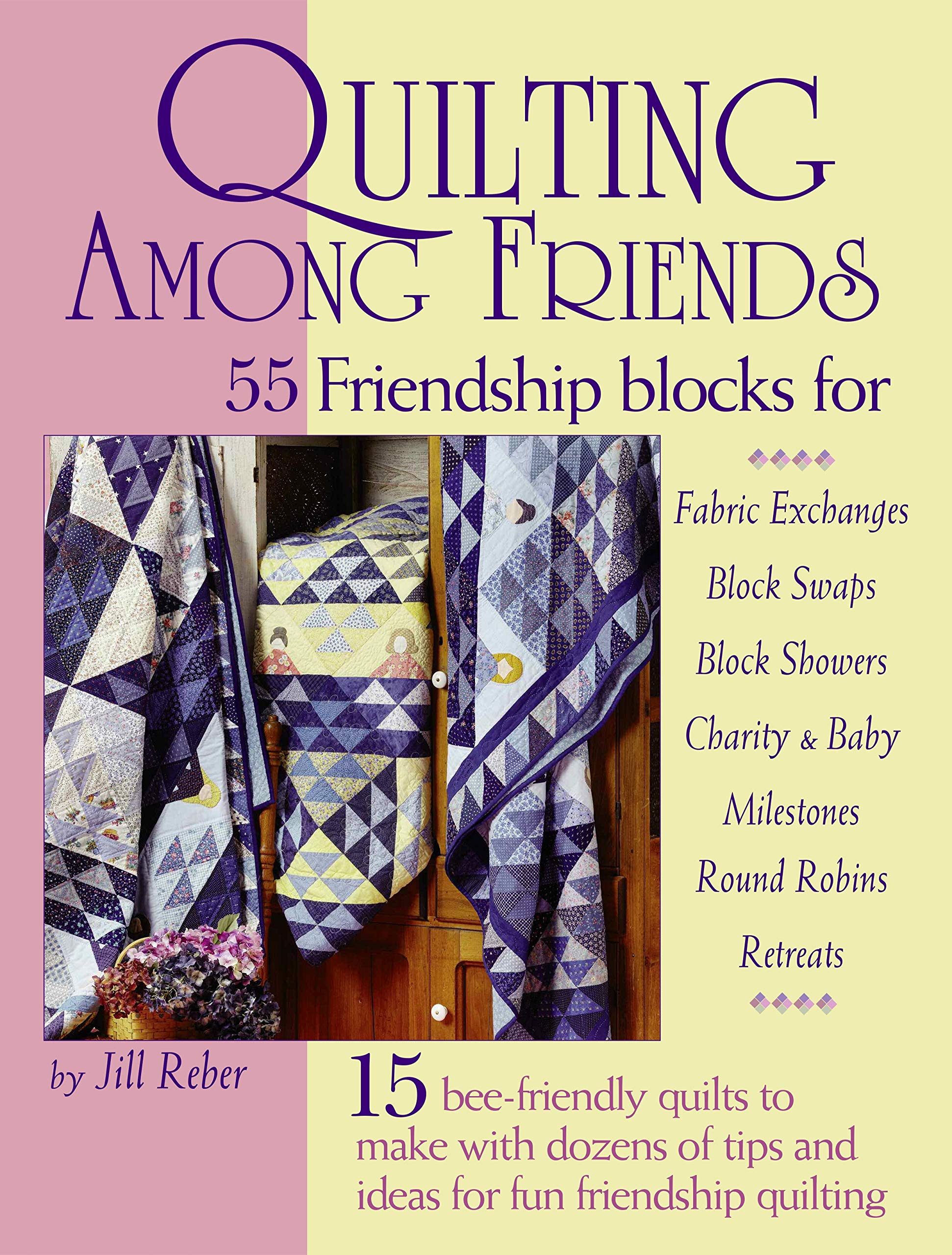 Quilting Among Friends: 55 Friendship Blocks for Fabric Exchanges, Block Swaps, Block Showers, Charity & Baby, Milestones, Round Robins, Retreats (Landauer) 15 Quilts with Dozens of Tips and Ideas