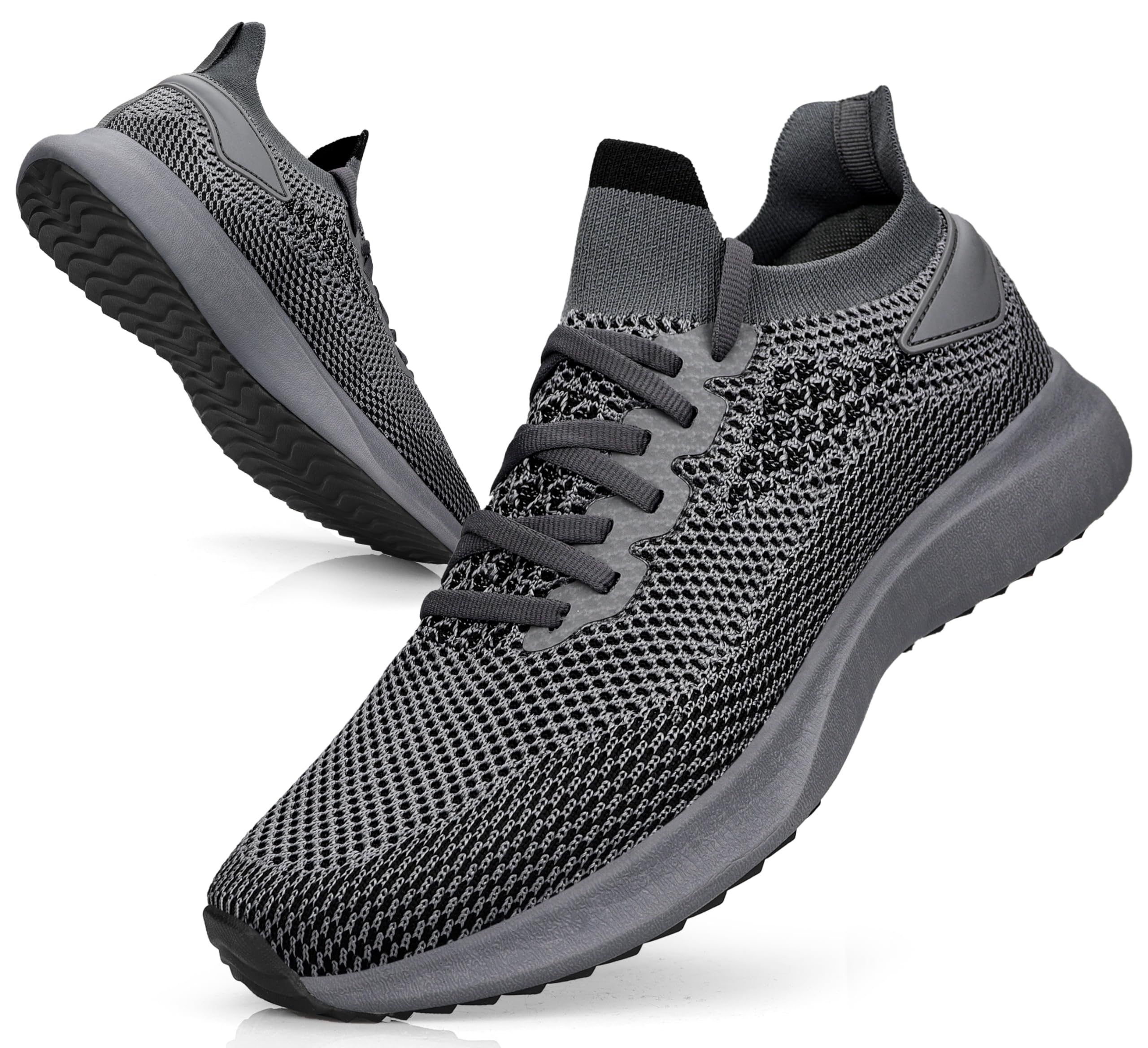 Pjlmc Zapatillas Running Hombre Zapatos Deporte Correr Jogging Caminar Bambas Deportivas Hombre Casual Gimnasio Fitness Gym Atlético Trekking Tenis Asfalto Ligeros Transpirables Trabajo Sneakers