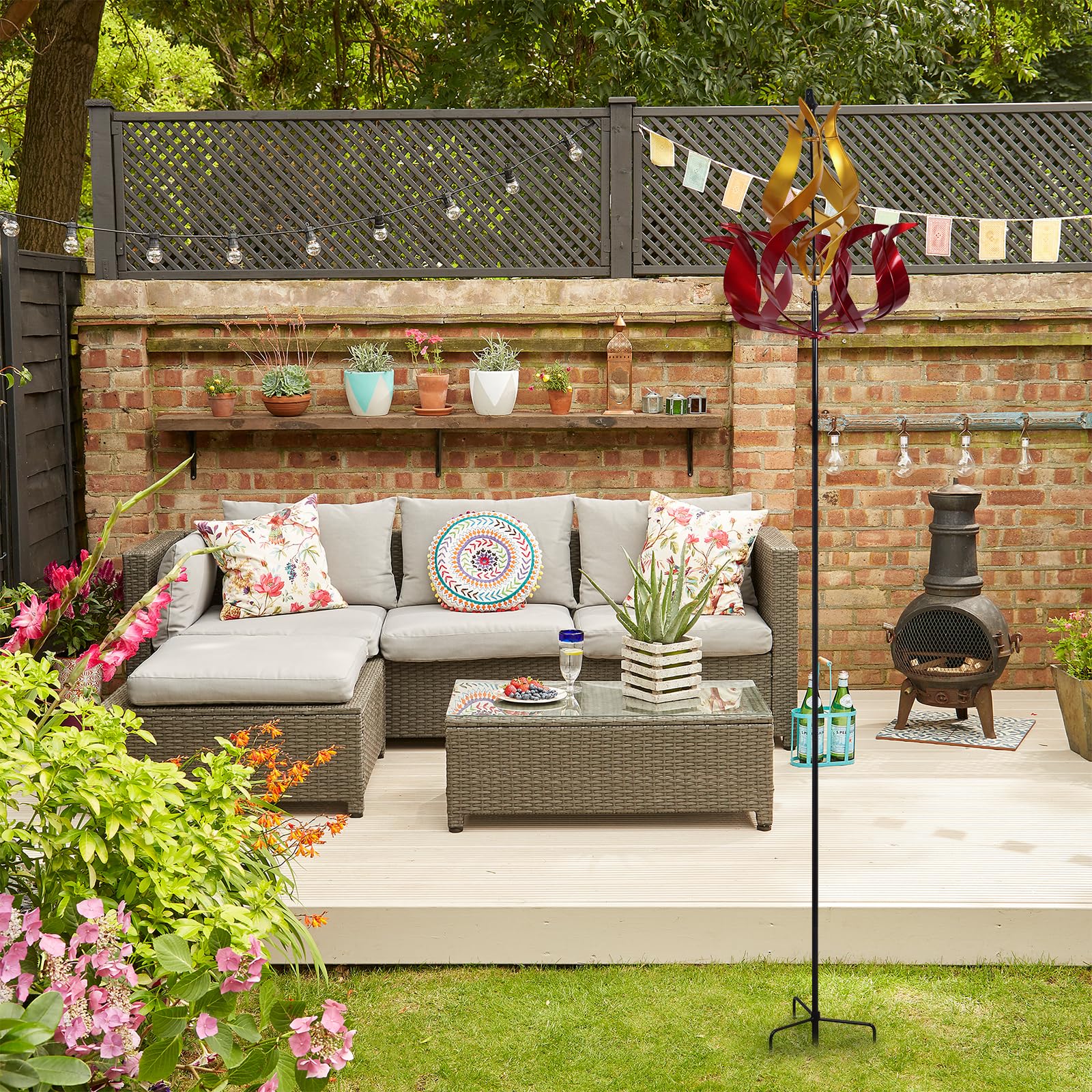 hogardeck Large Outdoor Wind Spinner, 93.3