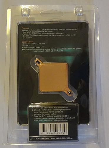 Miniatura 2 de SLF-1 - Disipador de calor de perfil bajo de cobre forjado NorthbridgeSouthbridge