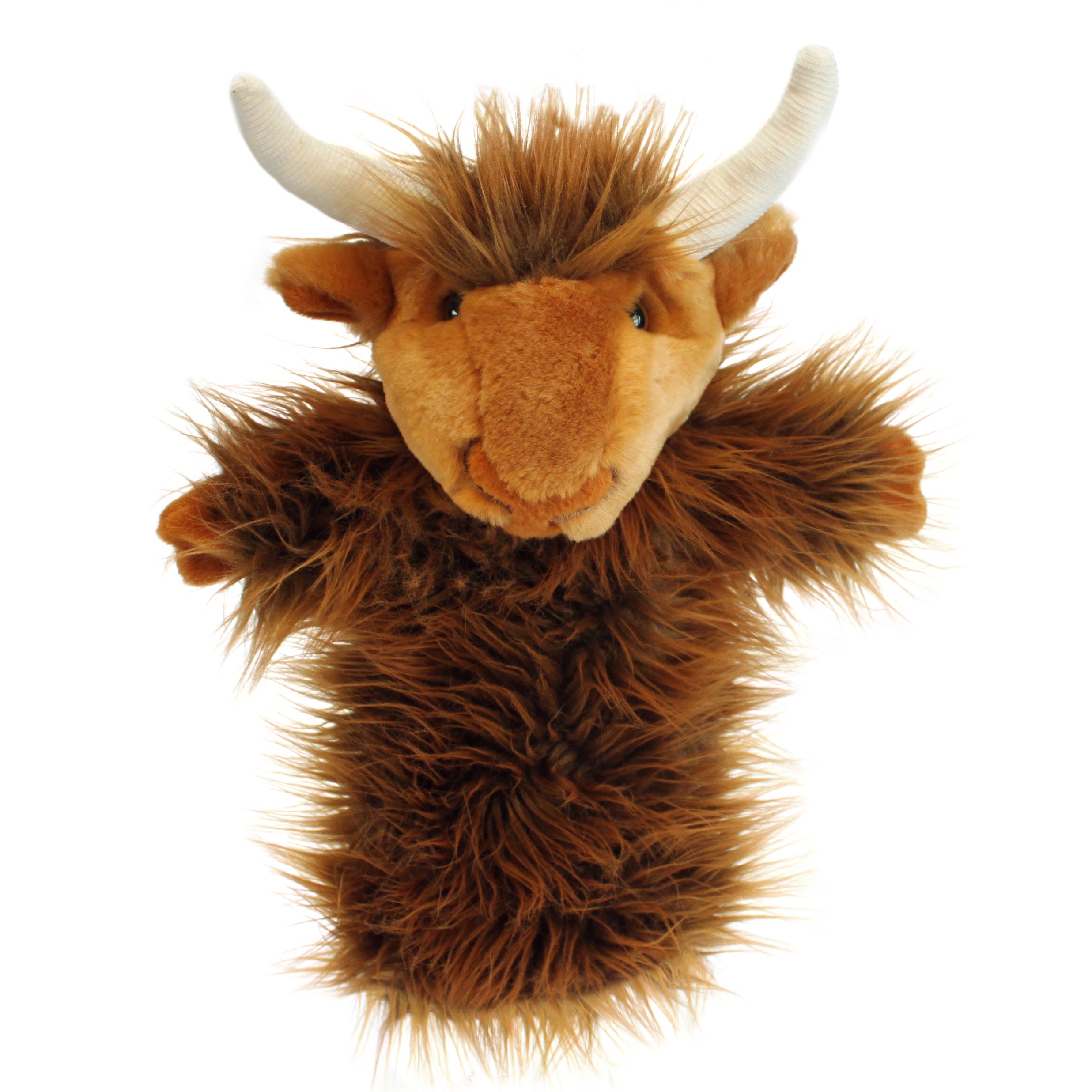 Marionnette gant Vache des montagnes L le doudou interactif