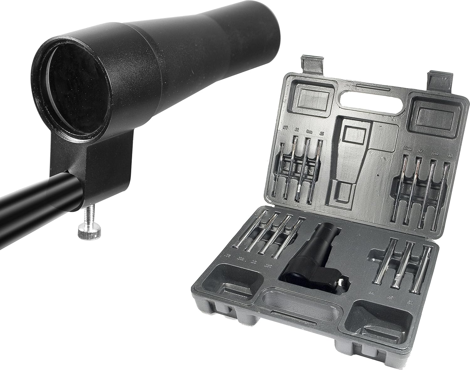 BARSKA Iron Boresighter from .177 to .50 Caliber Kit 15 -Piece Arbor Set for Rifles Shotgun