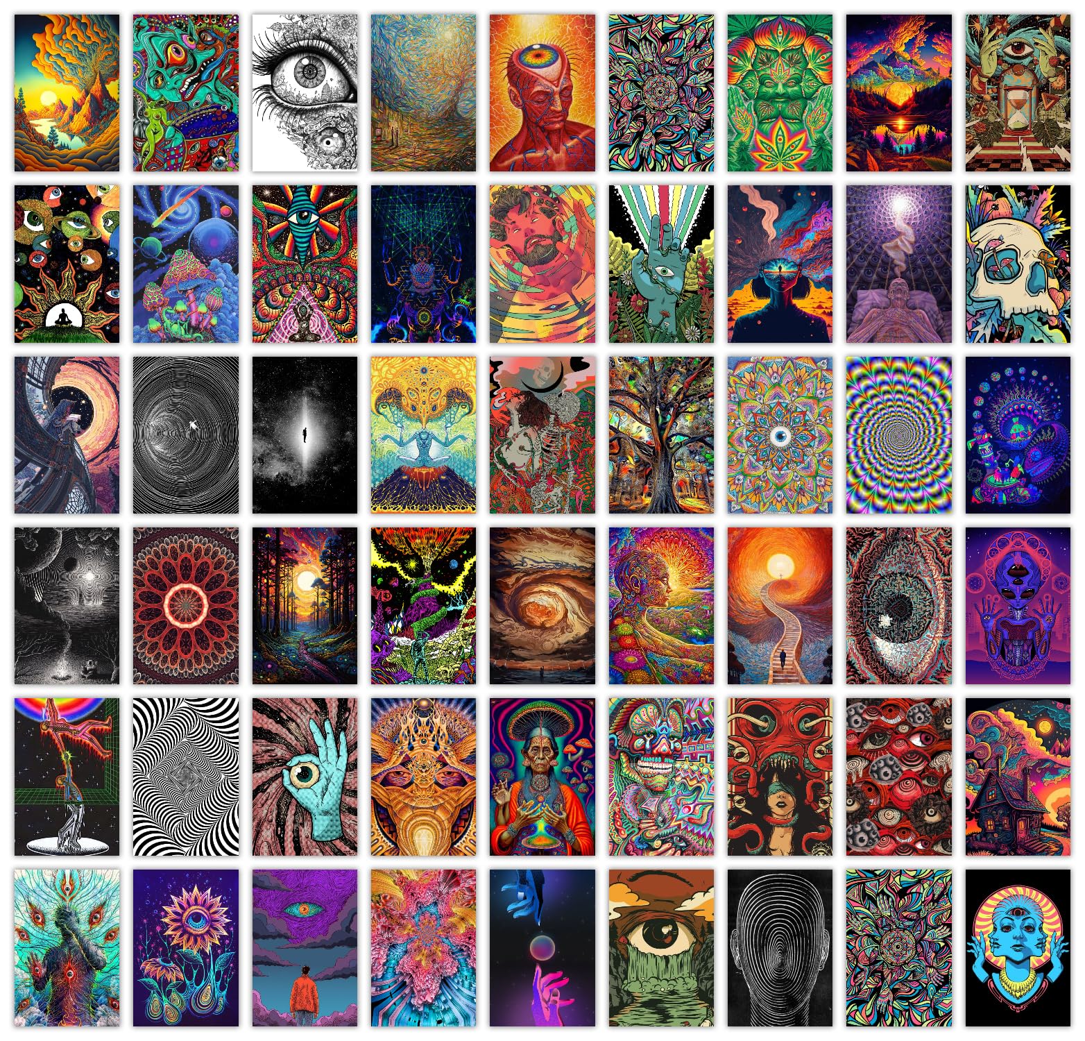 Superhero Wall Collage Kit - 54 Posters -14