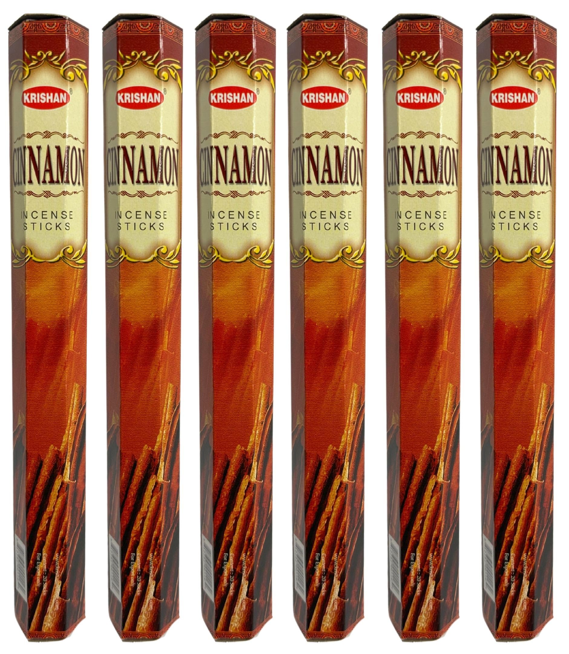 Krishan Incense Stick Cinnamon Spice Fragrance 120 Joss Stick Room Aroma