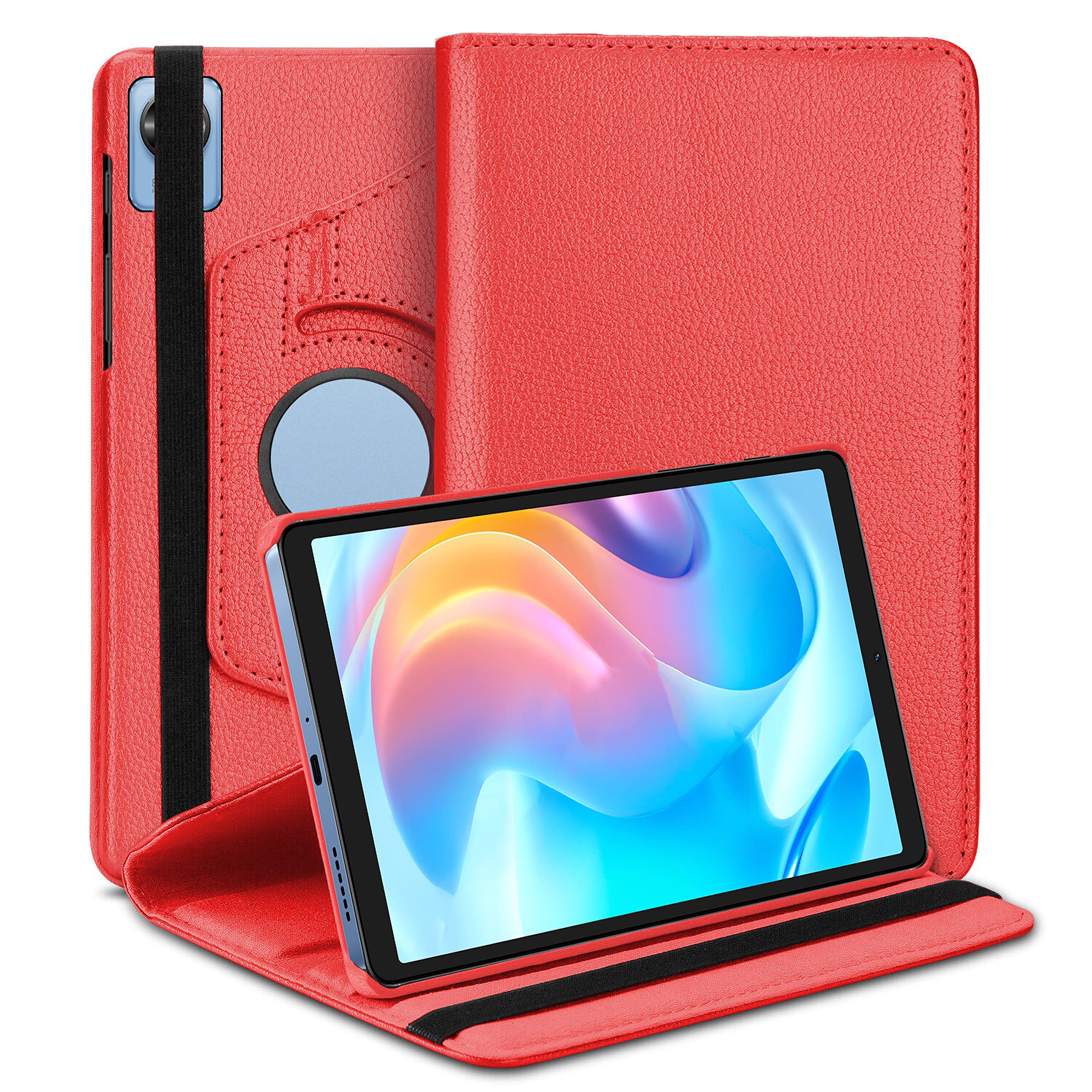 TGK Rotating Cover for Realme Pad Mini 8.7 Inch Tablet Case (Red) (B0B71KGSVX) Amazon Price History, Amazon Price Tracker