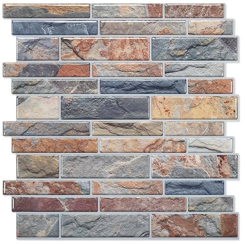 STICKGOO Thicker Design Peel and Stick Tile Backsplash (Vintage Stone)