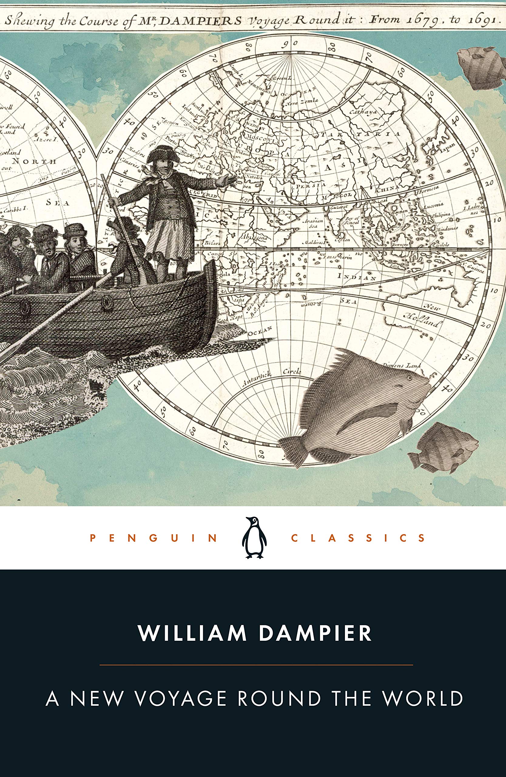 William Dampier Unisex Multicolor A New Voyage Round The World Paperback Book