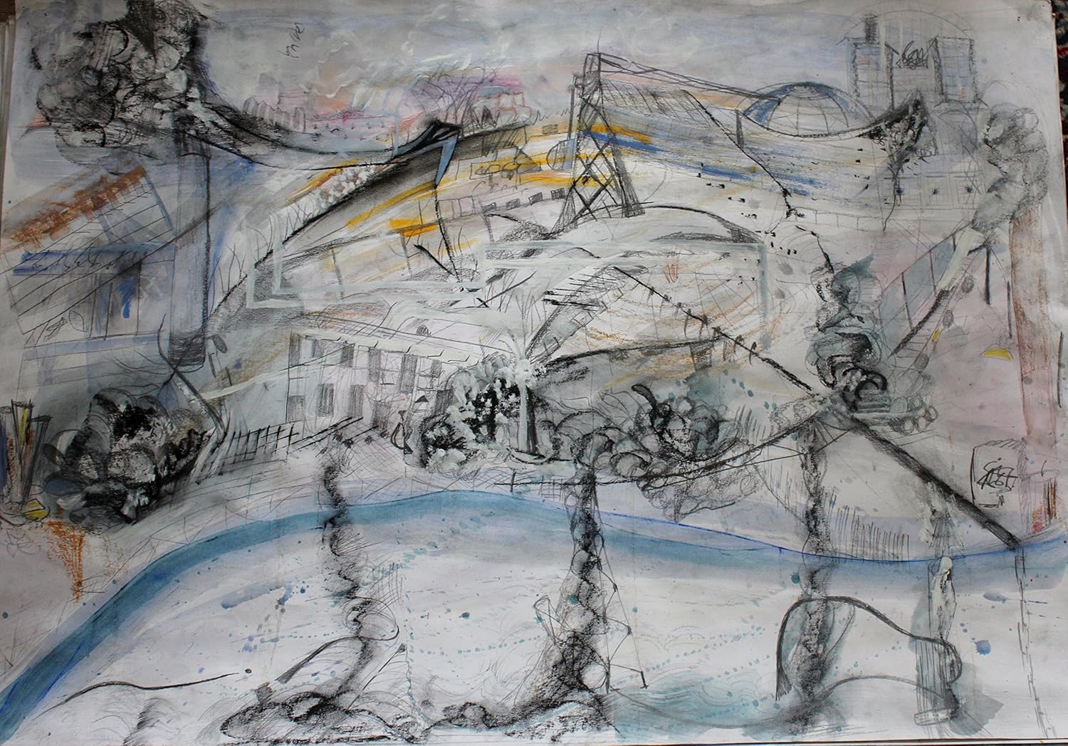 Orignal Fine Art Drawing on Fabriano Paper