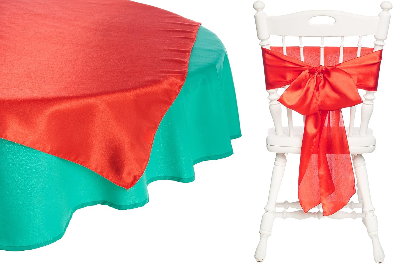 Koyal Wholesale Linens Party Kit, 90Inch Emerald Green