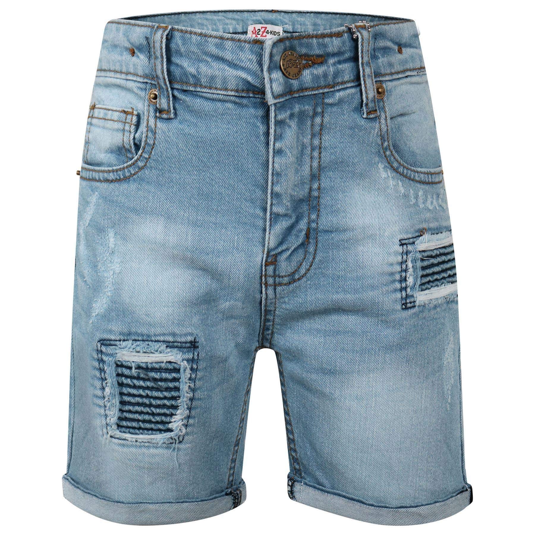 Shorts en jean résistant pour enfants qui bougent beaucoup