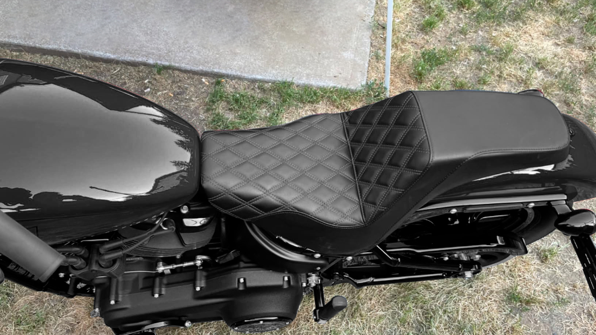 Amazon.com: HDBUBALUS Motorcycle Driver Passenger Seat Fit For