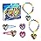 LUV HER Encanto Girls BFF 6 Piece Toy Jewelry Box Set with 2 Rings, 2 Bead Bracelets and Snap Hair Clips Ages 3+
