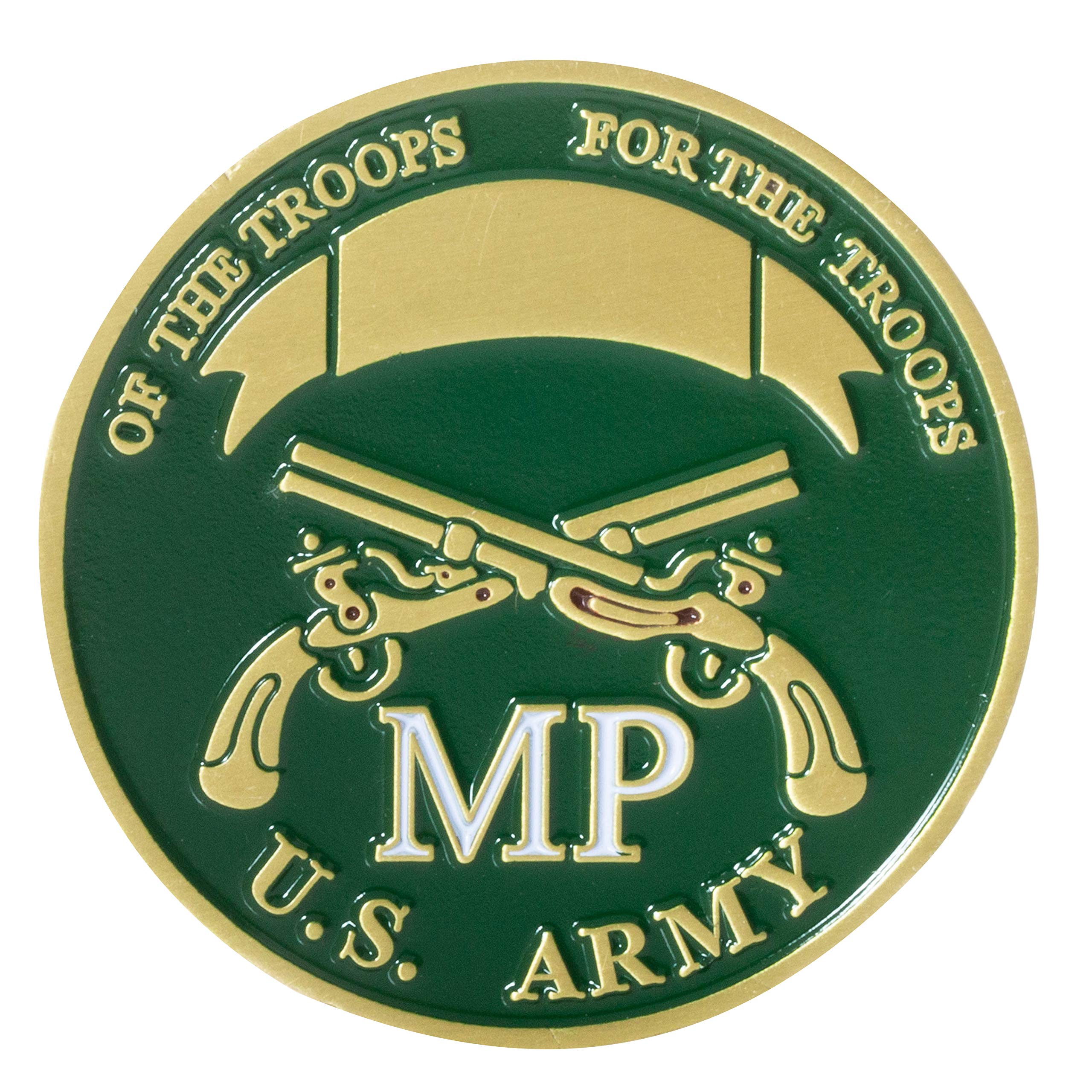 米国ポリスバッジ【US Army Military Police】PFホルダー付 U.S. Army Military Police (CID) Horizontal Bifold Hidden Badge