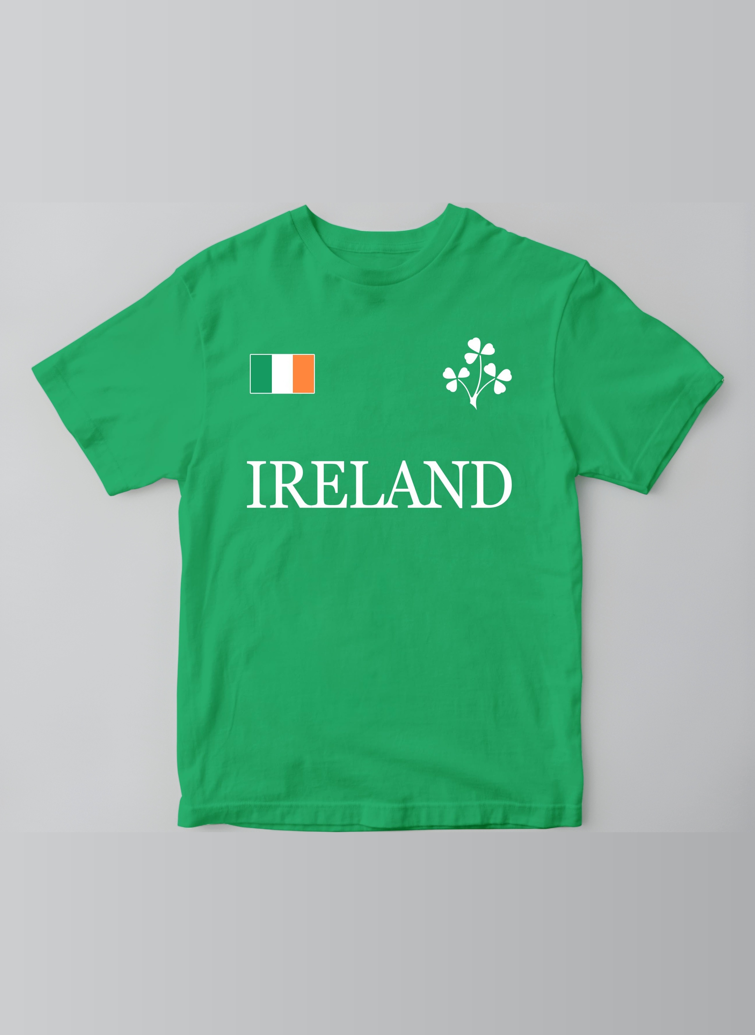 Purple Print House Ireland Kids T Shirt Boys Girls Rugby Irish Shamrock Badge Nations Gift