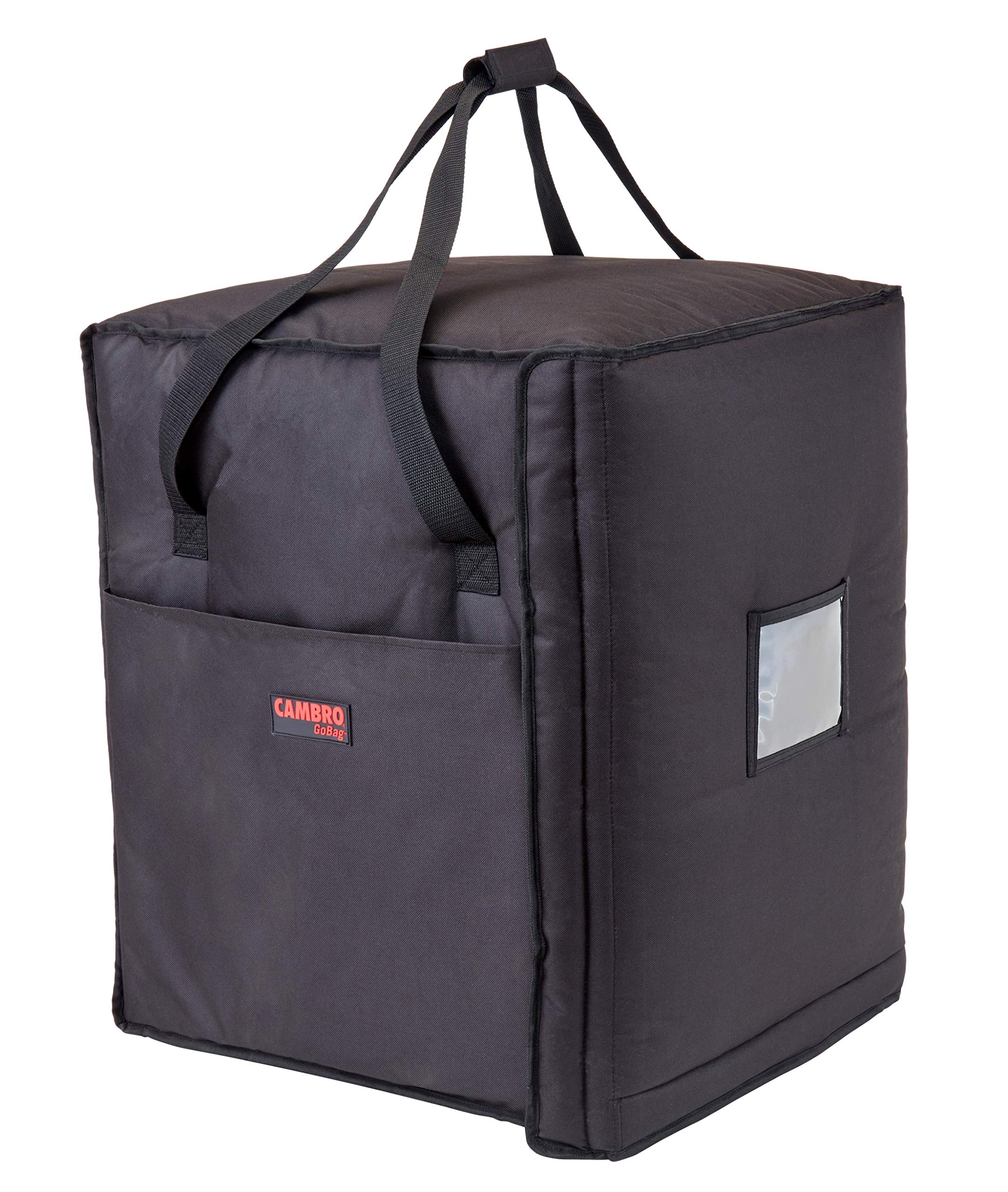 GoBag Pizza Bag Carries 10 18" Pizza Boxes-Black by Cambro – Fabric, Black, Pack of 4, Model GBP1018110