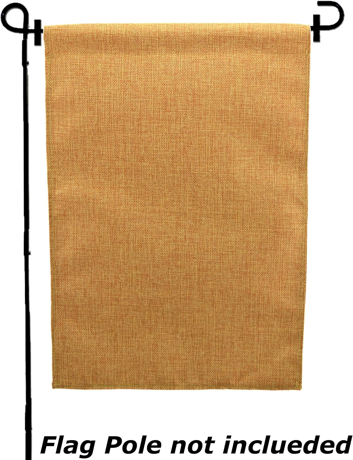 Star DIY Blank Burlap Garden Flag Designed for HTV | Sturdy Double Sides Jute Lawn Yard Banner | Heavy Duty Decoration for Heat Press Custom Vinyl Design 18"Hx12"W