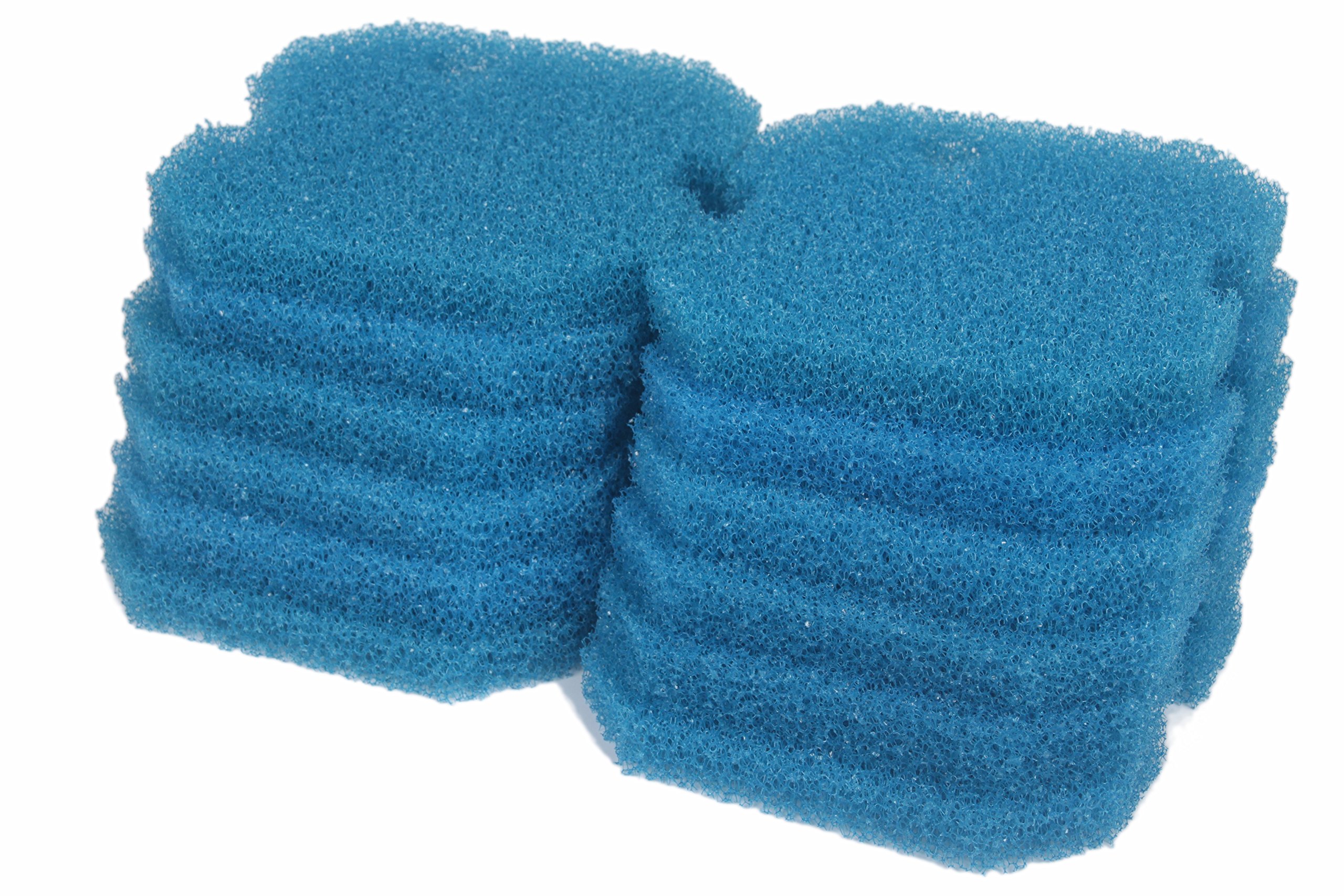 LTWHOME Replacement Blue Coarse Filter Pad Fit for Eheim 2616261 Professional Pro 2 2226/2326/ 2026/2128 and Experience 350 (Pack of 12)