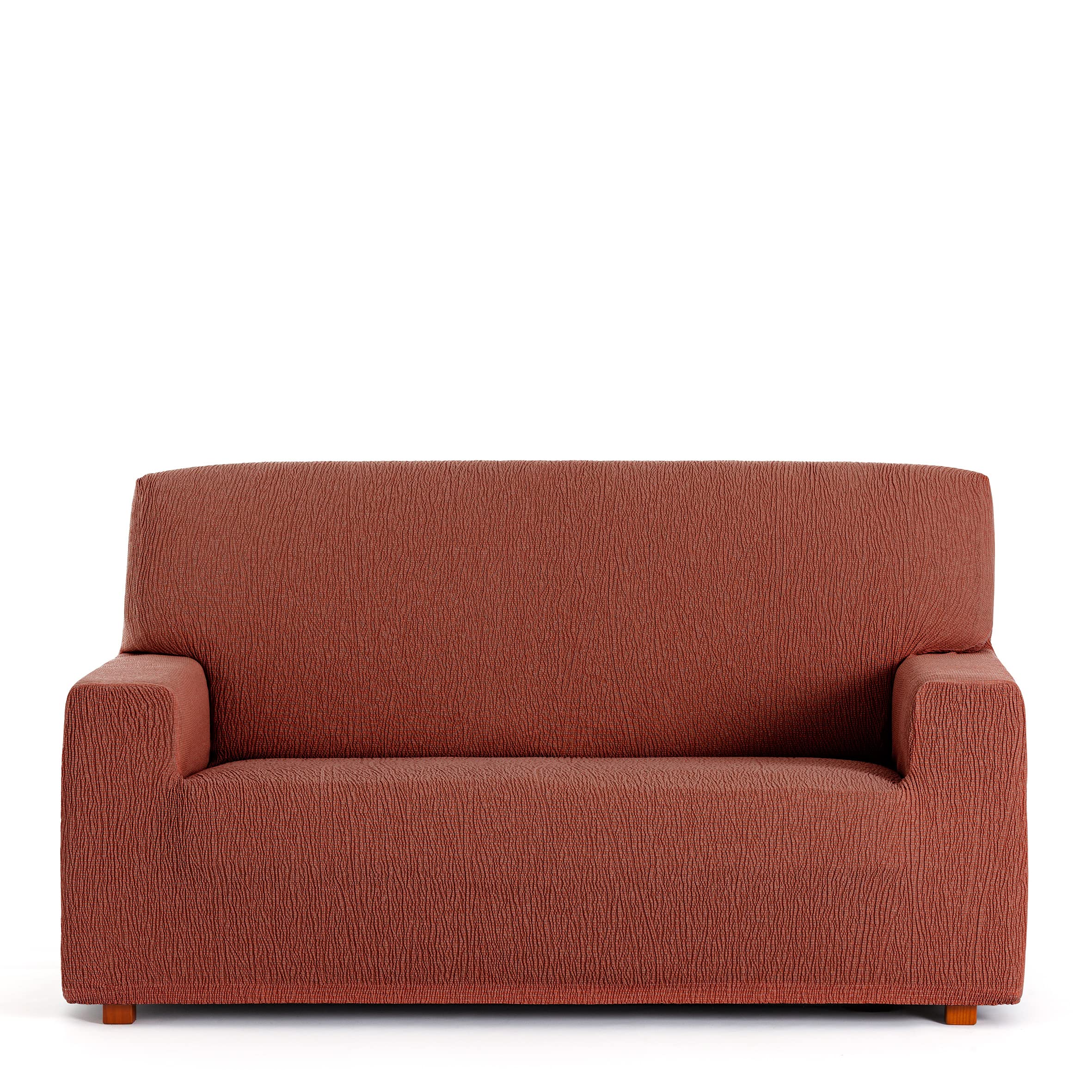 Eysa Llion Sofa Cover, Lycra, Orange 9, 2 Seater
