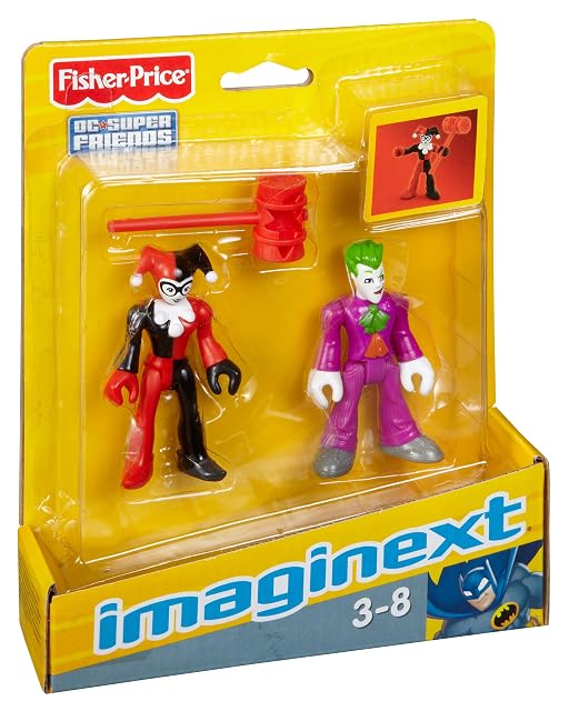 Foto 5 de 5 de dc comics Fisher-Price Imaginext DC Super Friends - El Joker y Harley Quinn