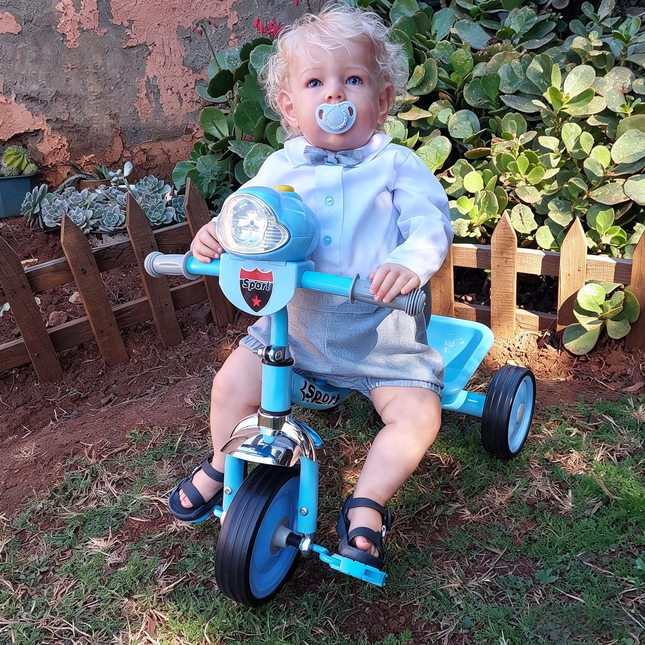 RXDOLL 71 cm realistyczne lalki Reborn Baby Boy Liam duży rozmiar Reborn małe lalki miękka tkanina ciało winylowe kończyny realistyczne lalki malucha z blond włosami dla dzieci prezenty urodzinowe