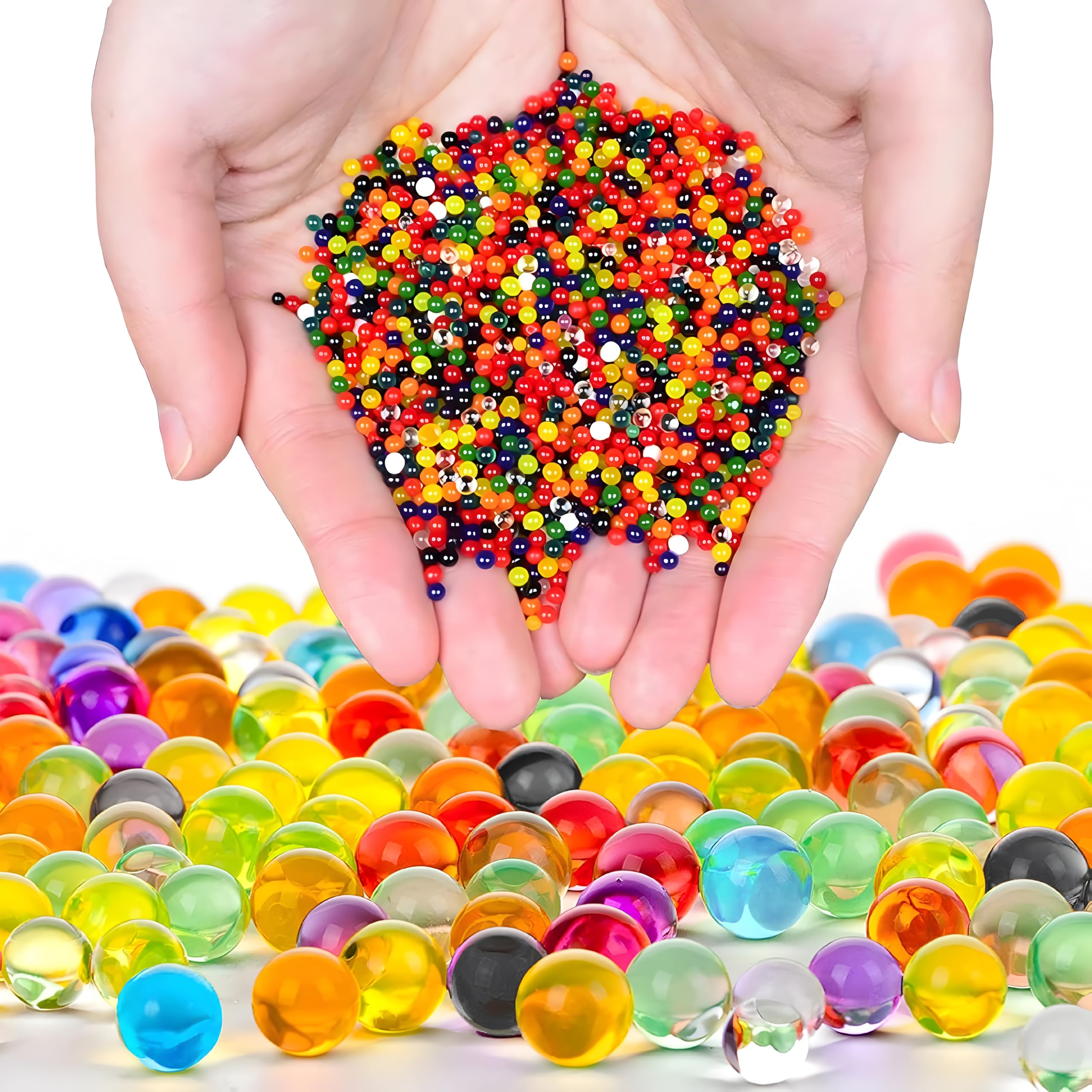Jansky Crystal Jelly Beads (Multicolour) - Magic Balls Water - Super Absorbent Polymer Water Jelly Balls for Indoor Plants, Decoration (40 Grams Water Balls)-image-42
