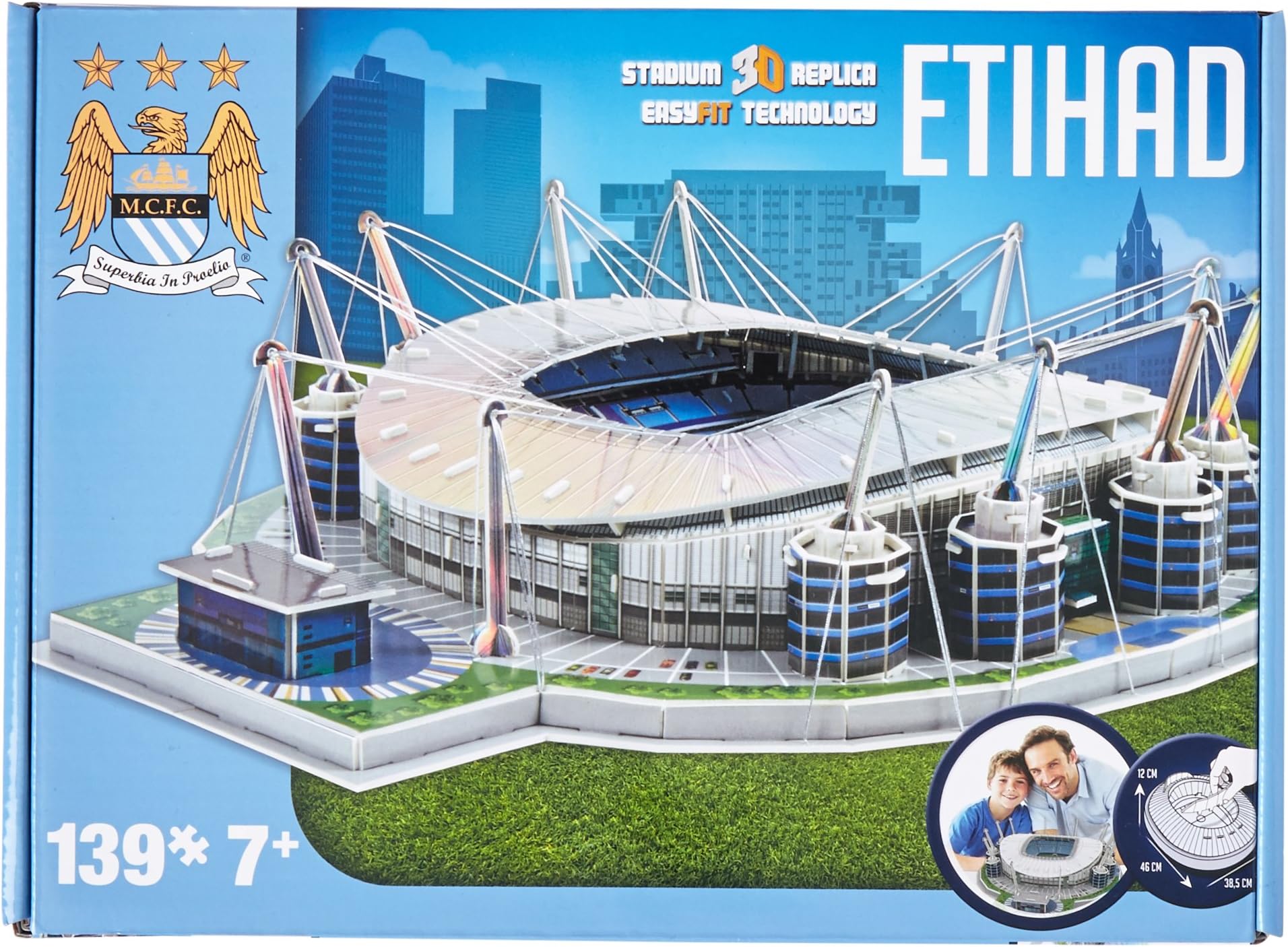 Manchester City Etihad Stadium 3D Puzzle