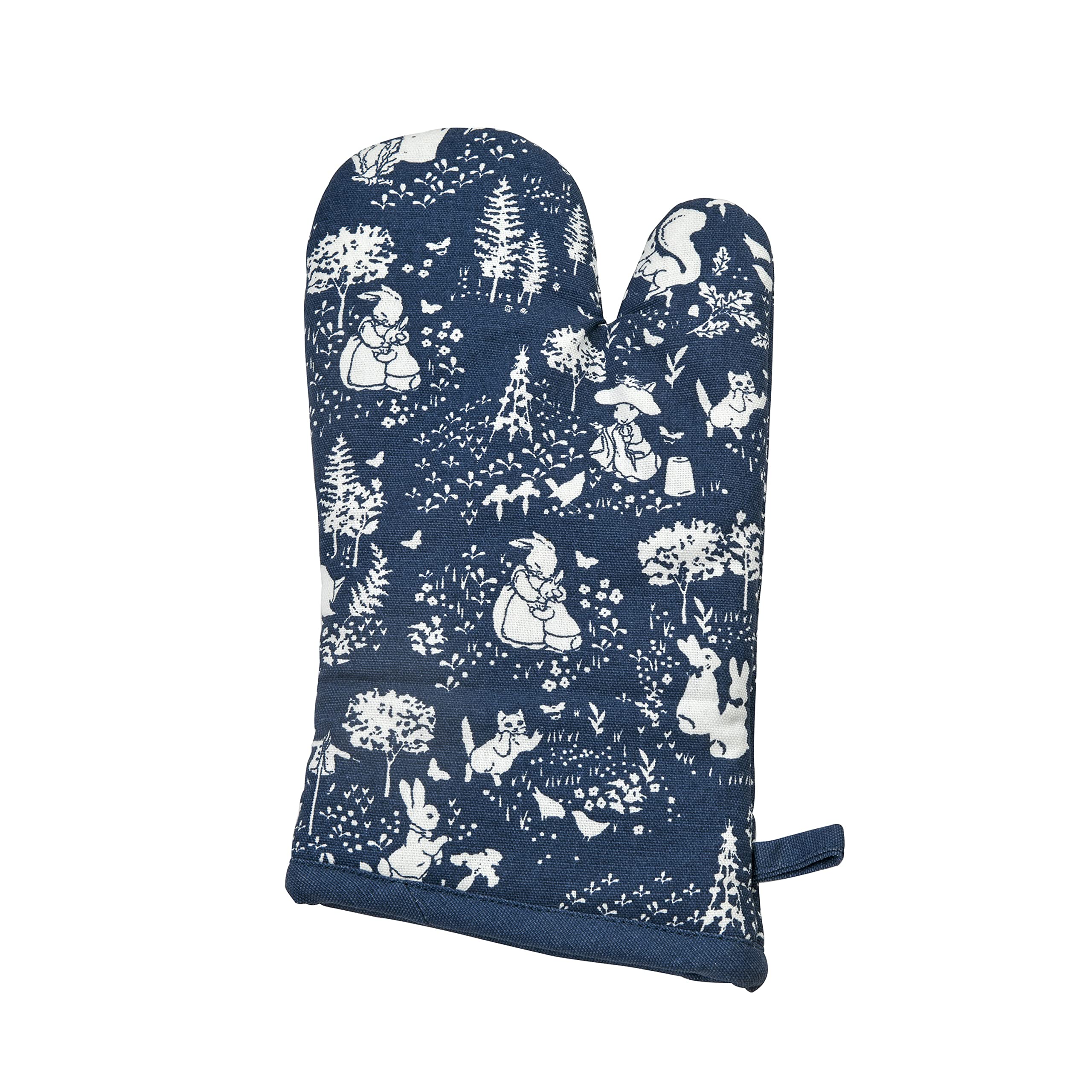 Auntie Morags Dark Blue Eddingtons Peter Rabbit Classic Single Oven Gauntlet