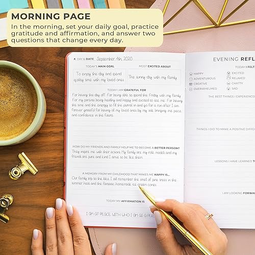 Miniatura 2 de Clever Fox - Diario de gratitud. Diario de felicidad, positividad y afirmación para mujeres y hombres. Cuaderno inspirador para una mente positiva y