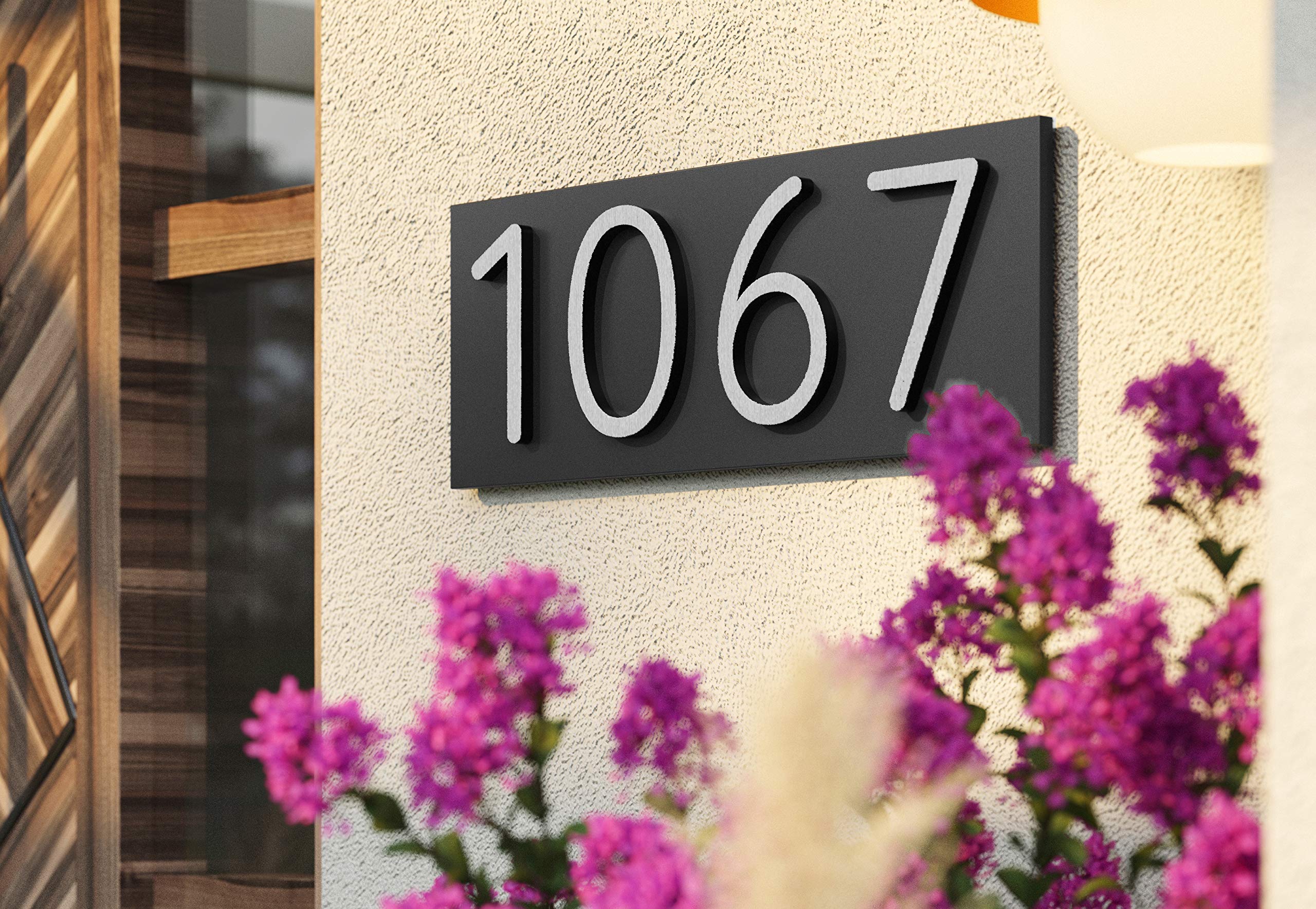 Buy House numbers Modern house number in Horizontal and Vertical