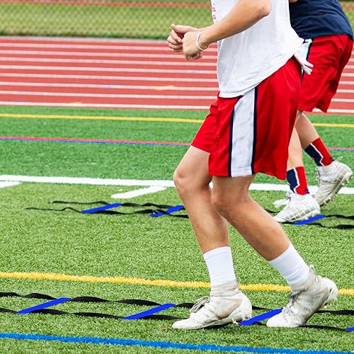 Miniatura 5 de Kinetic Bands Speed and Agility - Juego de escalera para ejercicios de velocidad y agilidad - Bandas de resistencia para piernas y escalera de