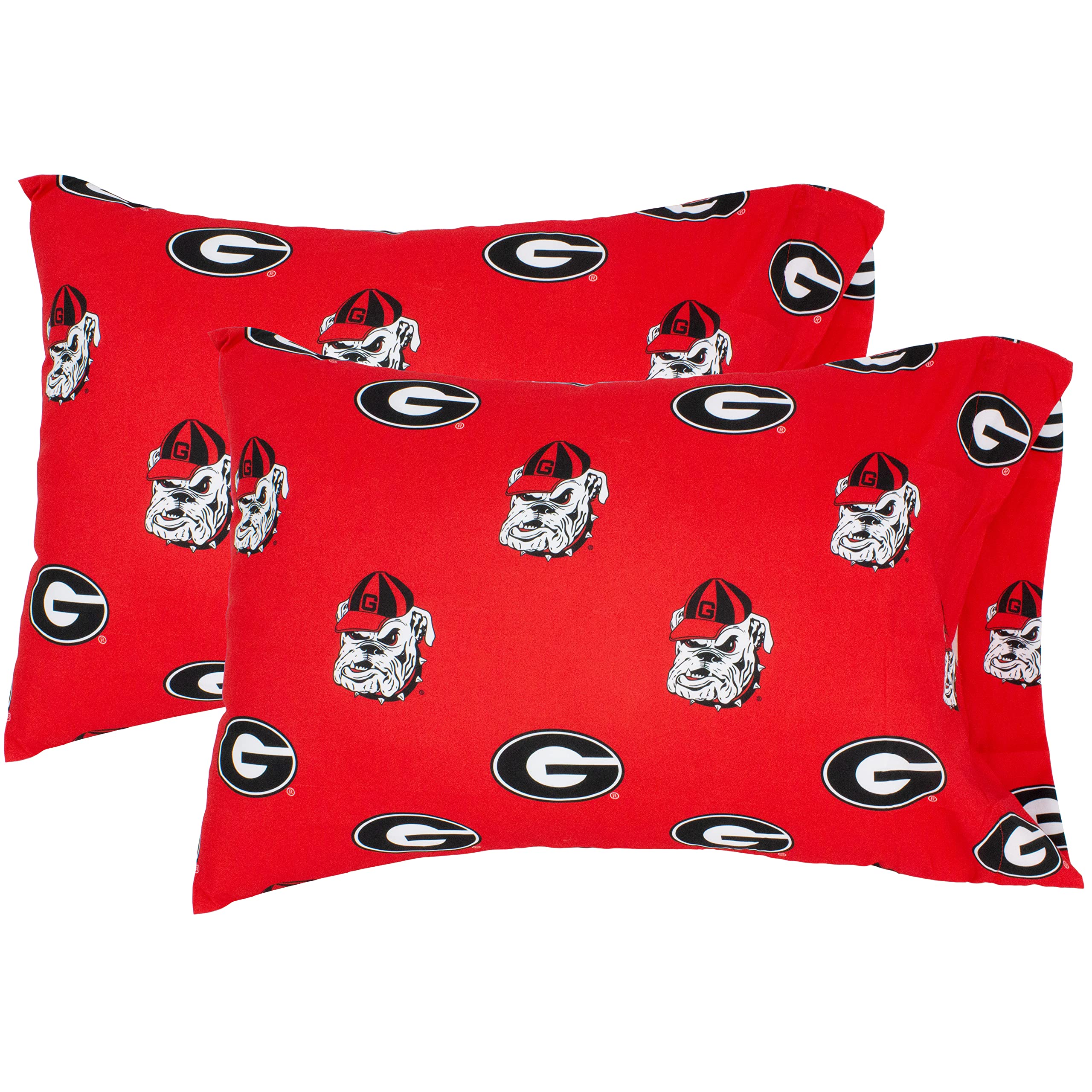 Amazon.com: College Covers Everything Comfy Georgia Bulldogs Pillowcase  Pair, King, 20 x 40, Includes 2 King Pillowcases : Home u0026 Kitchen