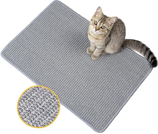 Cat Scratcher Mat,Natural Sisal Cat Scratch Pad,Horizontal Floor Cat Scratching Pads Rug for Indoor Cats Grinding Claws Nails,Cat Furniture Protector for Couch & Carpets & Sofas Cat Scratcher Mat,Natural Sisal Cat Scratch Pad,Horizontal Floor Cat Scratching Pads Rug for Indoor Cats Grinding Claws Nails,Cat Furniture Protector for Couch & Carpets & Sofas