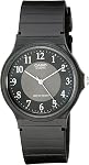 Casio Men's MQ24-1B3 Analog Black Rubber Strap Watch