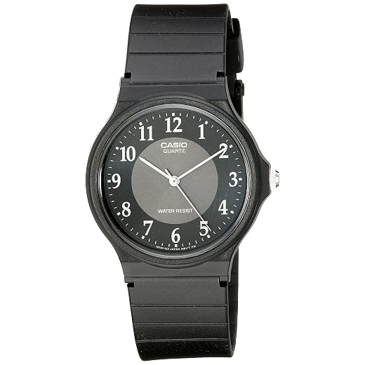 Casio MQ24 Series | Quartz Analog Watch for Men | Water Resistant | Resin Case | Resin Band | Resin Glass | Three Hand Analog (HR, Min, SEC) | Classic Design | 3 Year Battery