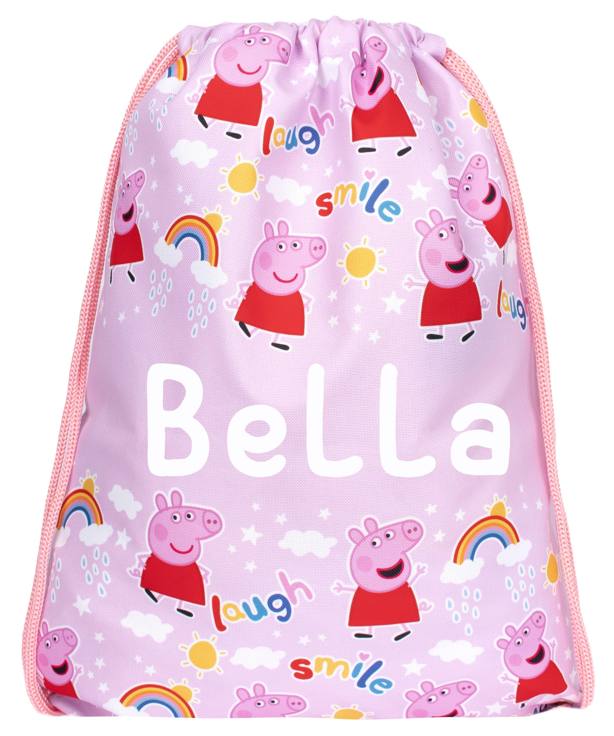 Peppa Pig Polar Gear, borsa termica per il pranzo per bambini, prodotto ufficiale, in poliestere 600D, rettangolare, riutilizzabile, per scuola, asilo, snack, picnic, rosa, durevole