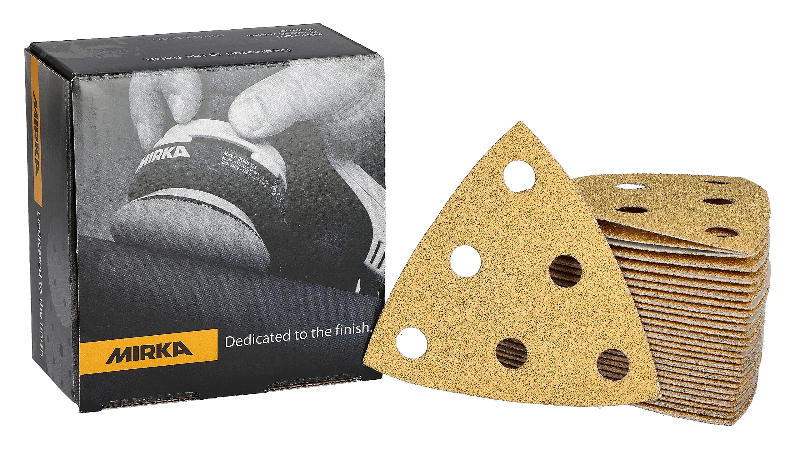 Mirka Gold Universal Sanding Paper 93x93mm P80 Grit 50 Pack